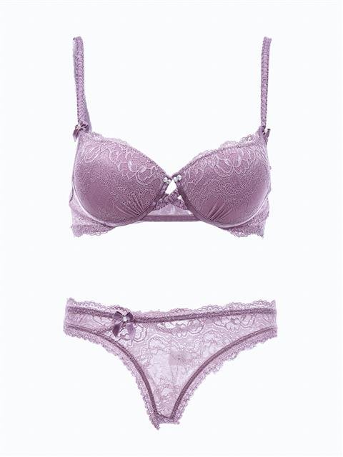 Buy Samvar -Women Net Bra Panty Set for Lingerie Set ( Pack of 1